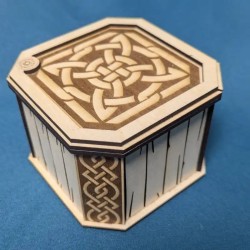 Boite "Viking" en bois