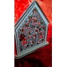 Calendrier de l’Avent lumineux en bois - Maison labyrinthe