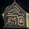 Calendrier de l’Avent lumineux en bois - Maison labyrinthe