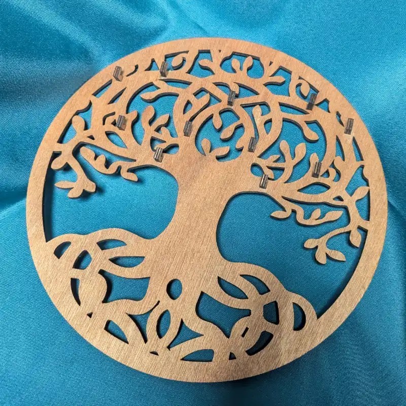 Porte-collier "Arbre de vie" en bois Porte-collier "Arbre de vie" en bois