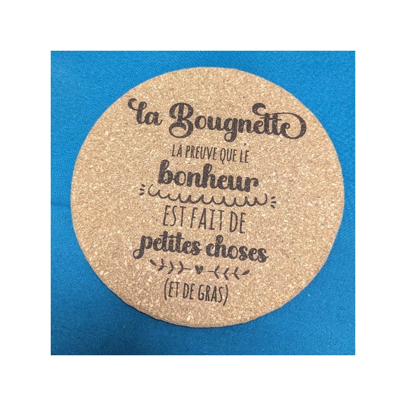 Dessous de plat en liège - "La Bougnette" Dessous de plat en liège - "La Bougnette"